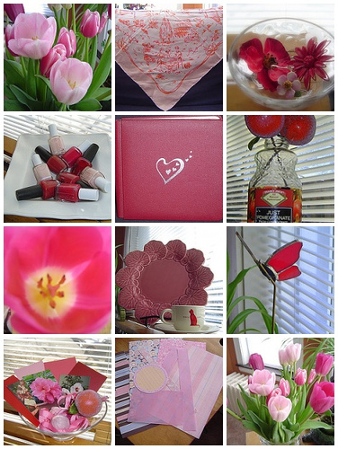 Pink & Red Around the House