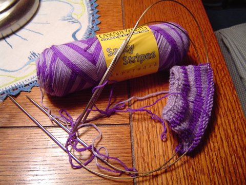 Socks on 2 Circulars